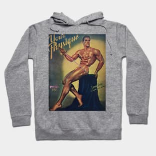 YOUR PHYSIQUE - Vintage Physique Muscle Male Model Magazine Cover Hoodie